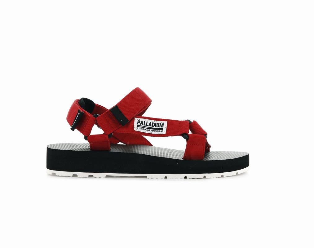 Palladium Outdoorsy Urbanity Damen Sandalen Rot ||724950-XUC||